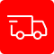 Transportation efficiency icon for logistics operations