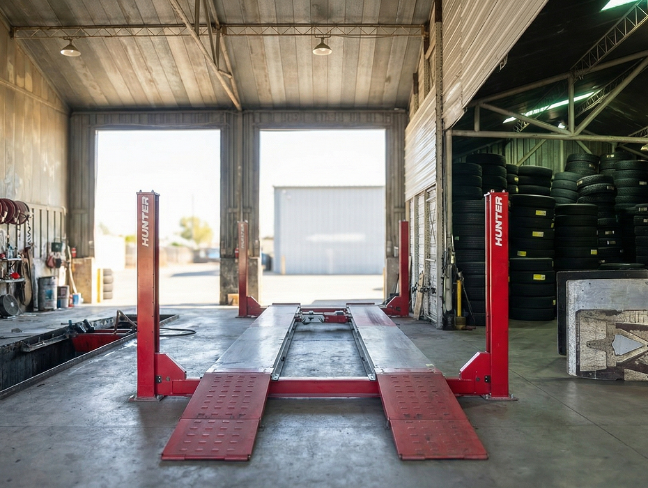 Truck repair and maintenance service facility