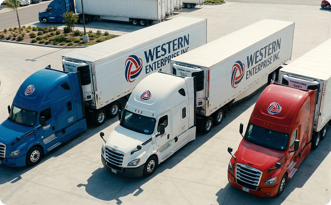 Fleet equipment used in trucking operations