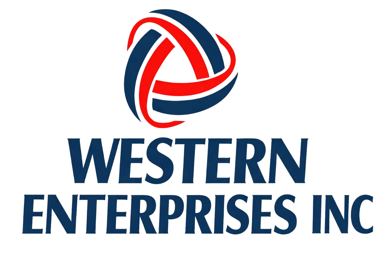 Western Enterprises logo in blue version